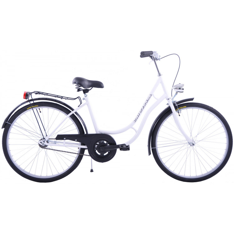 Mestský retro bicykel 28" Universal biela
